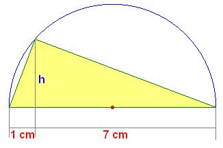 Unidad nº 6 Figuras planas 8 6 Construye un segmento de longitud 7 cm a partir del teorema
