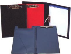 Tamaño Folio Color 3050434 Negro 3050435 Azul oscuro peta con pinza miniclip lateral Fº Fabricada en de excelente