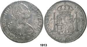 Est. 300.... 150, F 1913 1804. Guatemala. M. 8 reales. (Cal. 635).