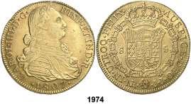 F 1974 1807. Santa Fe de Nuevo Reino. JJ. 8 escudos. (Cal.