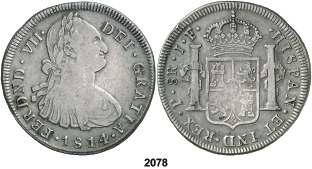 2077 1814. Morelos. 8 reales. (Cal. 580). CU. Escasa. MBC. Est.