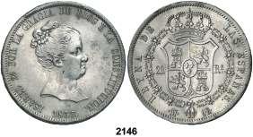 F 2146 1837. Madrid. CR. 20 reales. (Cal. 162).