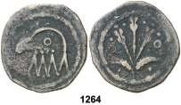 F 1262 Ferran II (1479-1516). Sardenya. Calleres. (Cru.V.S. 1279). Anv.: Busto a izquierda. Rev.: Cruz con S-A y dos roeles. 0,51 grs. Escasa. BC. Est. 100................. 70, F 1263 Ferran II (1479-1516).