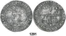 F 1291 Enrique IV (1454-1474). Sevilla. Real de busto. (AB. 685). Anv.: Busto a izquierda. ENRICVS CARTVS DEI GRACIA REX C. Rev.: Castillos y leones cuartelados, debajo S.