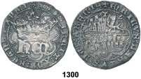 F 1300 Enrique IV (1454-1474). Toledo. Real de anagrama. (AB. 714). Anv.: hen coronadas. XPS VINCIT XPS REGNAT XPS I. Rev.: Castillos y leones cuartelados, encima T. ENRICVS CARTVS DEI GRACIA.