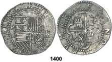Lima. (Diego de la Torre). 2 reales. (Cal. 490). Anv.: P/II - /.