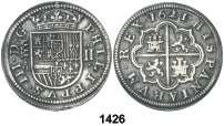 F 1426 1621/08. Segovia.. 2 reales. (Cal. 370). Escaso y más así. MBC+. Est. 225.