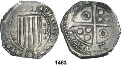 GUERRA DELS SEGADORS (1640-1652) F 1462 1649. Barcelona. 1 sisè. (Cal. 145). Buen ejemplar. MBC+. Est. 50................ 30, F 1463 1641.