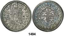 ............ 60, F 1494 1719. Madrid. J. 2 reales. (Cal. 1245).