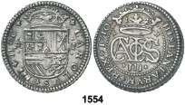 F 1554 1710. Barcelona. 2 reales. (Cal. 26). Buen ejemplar. MBC+. Est.