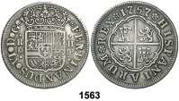 Madrid. JB. 2 reales. (Cal. 484). BC+. Est. 40........................ 25, F 1565 1759.