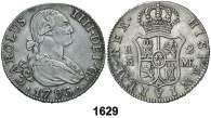 Est. 50.................................... 30, F 1627 1791. Madrid. MF. 2 reales. (Cal. 961). Rayitas. MBC-. Est. 40.................. 25, 1628 1792. Madrid. MF. 2 reales. (Cal. 962). BC+. Est. 30........................ 18, F 1629 1793.