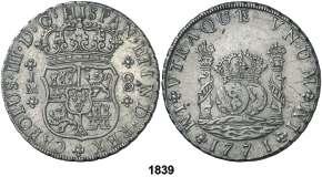 ............................... 150, F 1839 1771. Lima. JM. 8 reales.