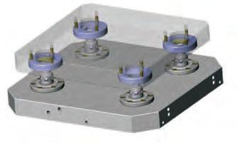Sistema de detección neumático en la superficie de apoyo durante la sujeción. Integrable en platos de fijación, escuadras, cubos, etc.