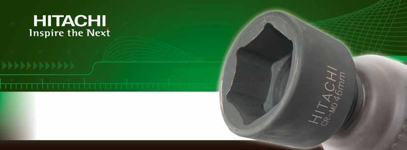 Los accesorios de impacto Hitachi, son fabricados de acuerdo con la Norma DIN 3121 y DIN 3129. La muesca en la cabeza de la inserción nos proporciona una óptima fijación de la bola del cuadradillo.