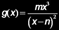 MATEMÁTICAS II 013 OPCIÓN A Ejercicio 1: Sea g la función definida por para a) Halla m y n sabiendo que la recta es una asíntota de la gráfica de g.