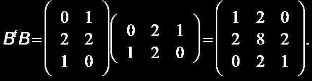 Sin embargo el producto de ambas sí es una matriz cuadrada de orden 3, como la matriz A y su inversa.