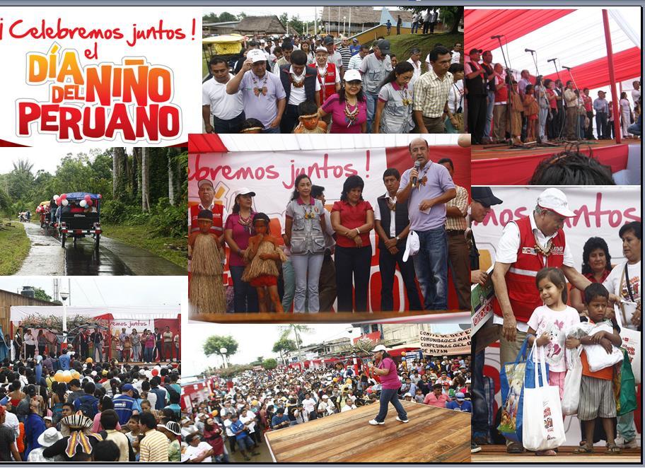 Festihuambrillo llevado a cabo en el Boulevard Muelle del distrito de Mazan - Iquitos,