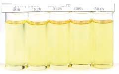 CARACTERÍSTICAS DEL ACEITE HIDRÁULICO ORIGINAL DE KOMATSU 1 FUNCIÓN ANTIDESGASTE Gracias a su fórmula única, el aceite hidráulico genuino de Komatsu, otorga una alta resistencia al desgaste en