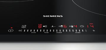 EH775LDC1E Tecnología y versatilidad. Zona gigante: 32 cm. Siemens ofrece una amplia gama de placas con zona gigante de 32 cm.