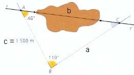 Unidad 4. Trigonometría I 1 Y ahora usamos el teorema del seno para hallar la longitud de los lados a y b que nos quedan: c b senbˆ sen45º b c 80m 58,56 m.