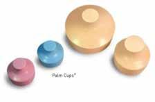 Palm Cups Para realizar terapia vibratoria del pecho manualmente. Brindan una uniformidad de la terapia independientemente de quien realice la misma.