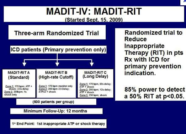 MADIT Randomized Trial to Reduce