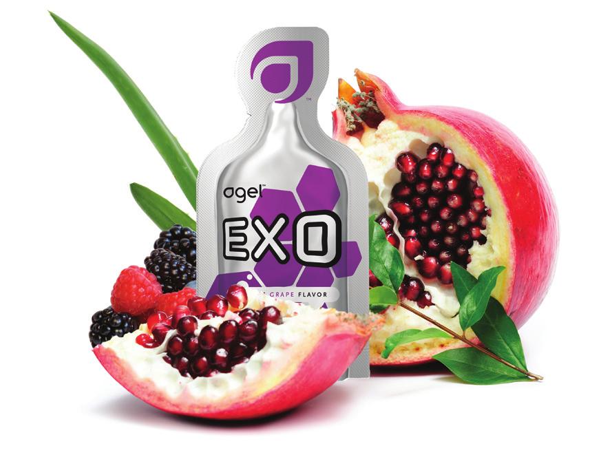 Agel EXO proporciona un espectro completo de antioxidantes junto a una mezcla única de frutas exóticas y extractos de plantas incluyendo bayas marítimas, mangostán y acai, por nombrar algunos.