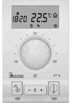 TAD110,20 DIGILUX Conmutado 3 contactos Invierno/verano con interruptor: calor/paro/frío.