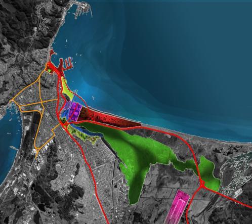 Proyectos para la recuperación de los bordes de agua en el área metropolitana de Concepción Recuperación de la ribera norte