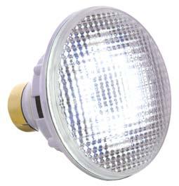 Bajo pedido se puede suministrar la lámpara PAR56 de LEDs con los siguientes colores de emisión: - Rojo - Blanco Cálido - Verde - Blanco Neutro - Azul Lámpara PAR38