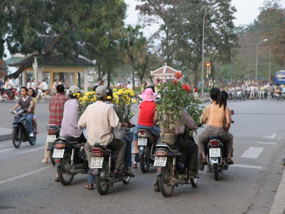 Hanoi - Ciudad frenética con 1 millón de motocicletas, 1,5