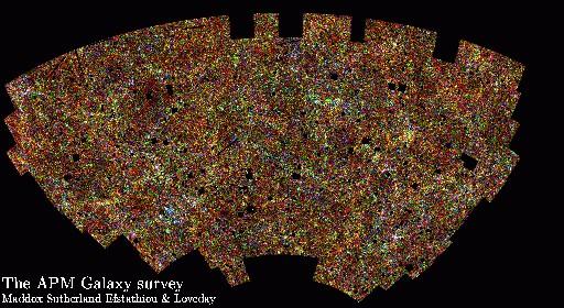 Homogeneidad e isotropía: Distribución de galaxias