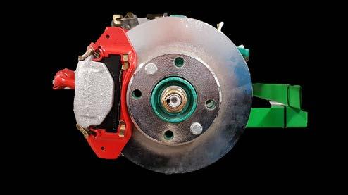En comparación al freno de tambor, la principal ventaja de los frenos de disco es su facilidad de ventilación.