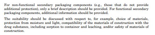 Para el IFA debe contener la siguiente información: o Descripción completa del envase y sistema de cierre del contenedor en que será envasado el IFA hasta su utilización