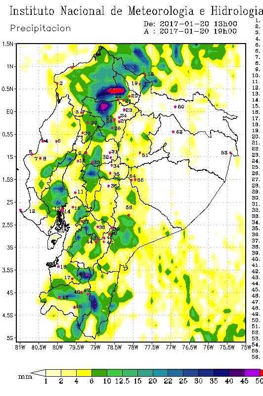 Modelo Weather Research Forecast (WRF-Ecuador).