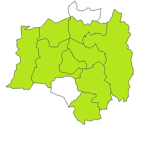 Els municipis són: Aiguaviva, Bescanó, Bordils, Canet d Adri, Cassà de la Selva, Celrà, Cervià de Ter, Flaçà, Fornells de la Selva, Girona, Llagostera, Llambilles,