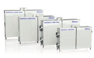 Recuperador de calor DUPLEX Flexi 2G Todas las unidades DUPLEX Flexi 2G cumplen los requisitos de ecodiseño relativos a sistemas de ventilación establecidos en el ERP nº 1253/2014 (Directiva