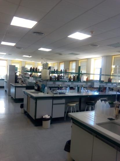 LABORATORIO DE QUÍMICA (Laboratorio de primer ciclo del área de Química Analítica de la Universidad de Almería, para las prácticas de las siguientes asignaturas: Fundamentos Químicos de la