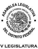 ACTA DE LA PRIMERA SESIÓN ORDINARIA DEL DE LA ASAMBLEA LEGISLATIVA DEL DISTRITO FEDERAL En la Ciudad de México Distrito Federal, a los seis días del mes de abril del año dos mil diez, se reunieron en