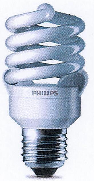Ejecución de Programas: Iluminación Residencial Eficiente Características: Marca Philips Lámpara Fluorescentes Compacta 13 W de potencia equivalente a un foco incandescente de 75 W Temperatura de