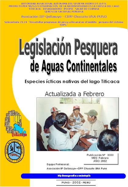 1 Este documento se ha publicado y puesto a disposición de los interesados; puede ser ubicado en el IIP Qollasuyo y la Gerencia Nacional Peruana de Biodiversidad.