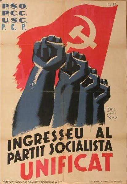 Per exemple, aquest fou el cas del PCE que es fundà al 1921 amb dues escissions comunistes del PSOE, el Partido Comunista Obrero de España (PCOE) i el Partido Comunista Español (PCE).