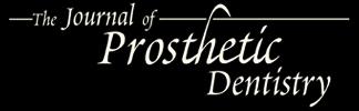 The Journal of Prosthetic Dentistry The Journal of Prosthetic Dentistry, lleva 57 años publicándose y sigue siendo un recurso altamente reconocido y respetado en el medio.