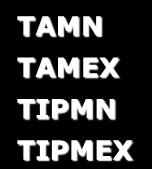 Clasificación TAMN TAMEX TIPMN TIPMEX Según el tipo de moneda Discreta Continua Por el