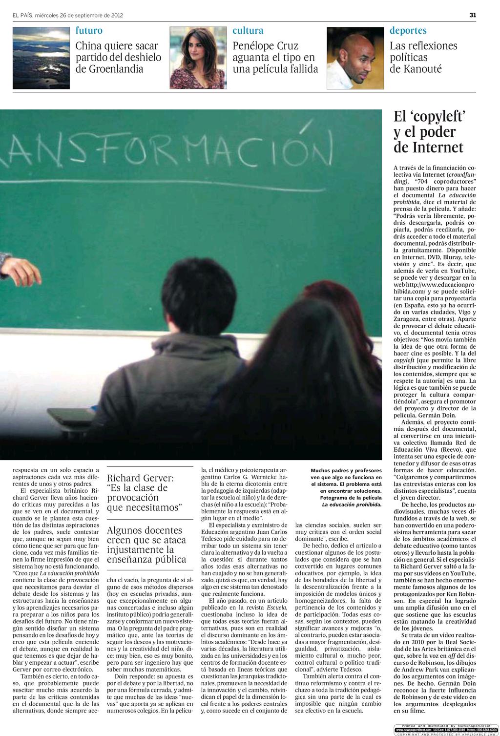 osko y Más - El País (País Vasco) - 26 sep 2012 - Page #31