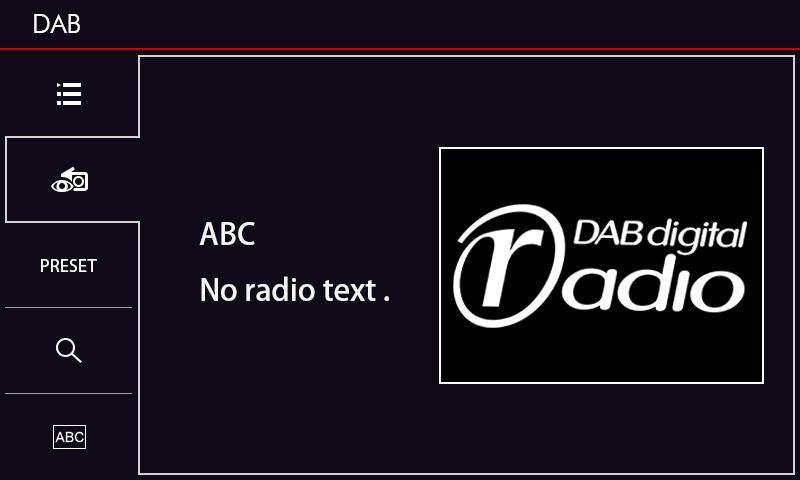 DAB DIGITAL RADIO Almacenamiento de Presets (Preseleccionadas) Para almacenar un preset, seleccione la emisora de radio deseada.