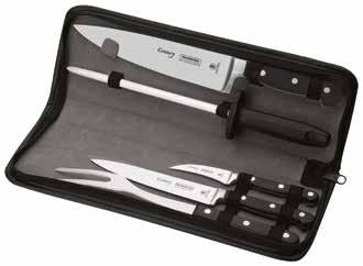 knife / Cuchillo para chef 8 1-24215/000 - Carving fork / Tenedor trinchante 1-24641/008-8 Sharpener / Chaira 8 1 -