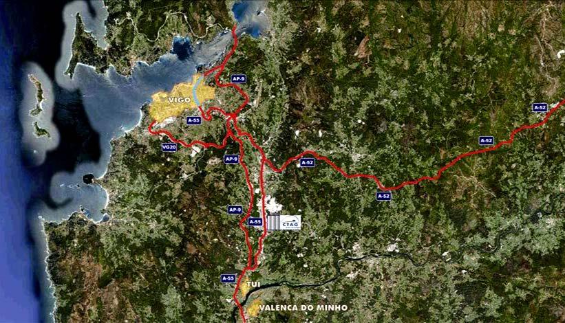 SISCOGA CORRIDOR CORREDOR COOPERATIVO Cooperative Corridor More than 100 Km of roads controlled by de DGT North West TMC (interurban) and Vigo Council TMC