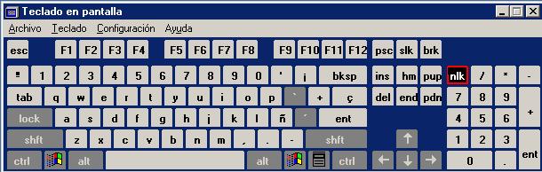 El teclado, permite introducir texto. Teclas de Función: Estas teclas, F1, F2,..., F12 permiten realizar funciones específicas en cada programa.